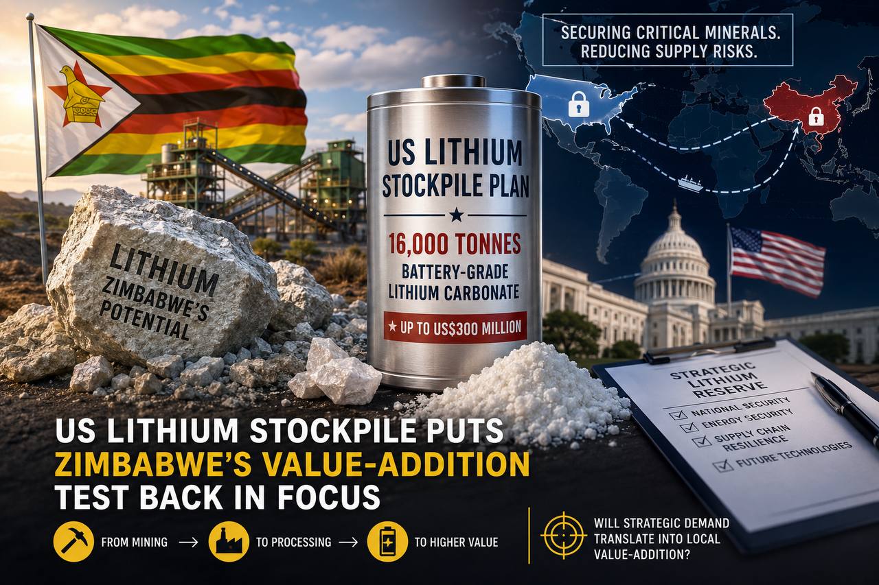 US lithium stockpile puts Zimbabwe's value-addition test back in focus