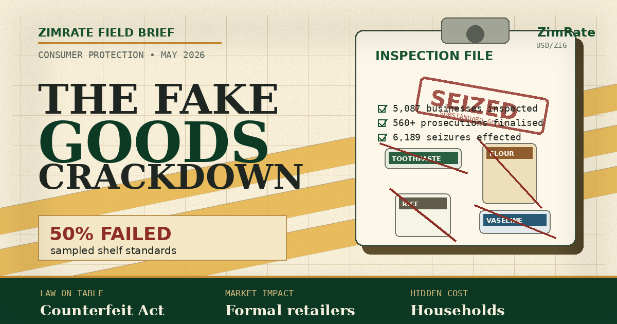 Zimbabwe Counterfeit Goods Law Targets Fake Imports